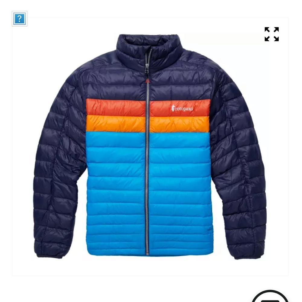 Cotopaxi fuego down jacket